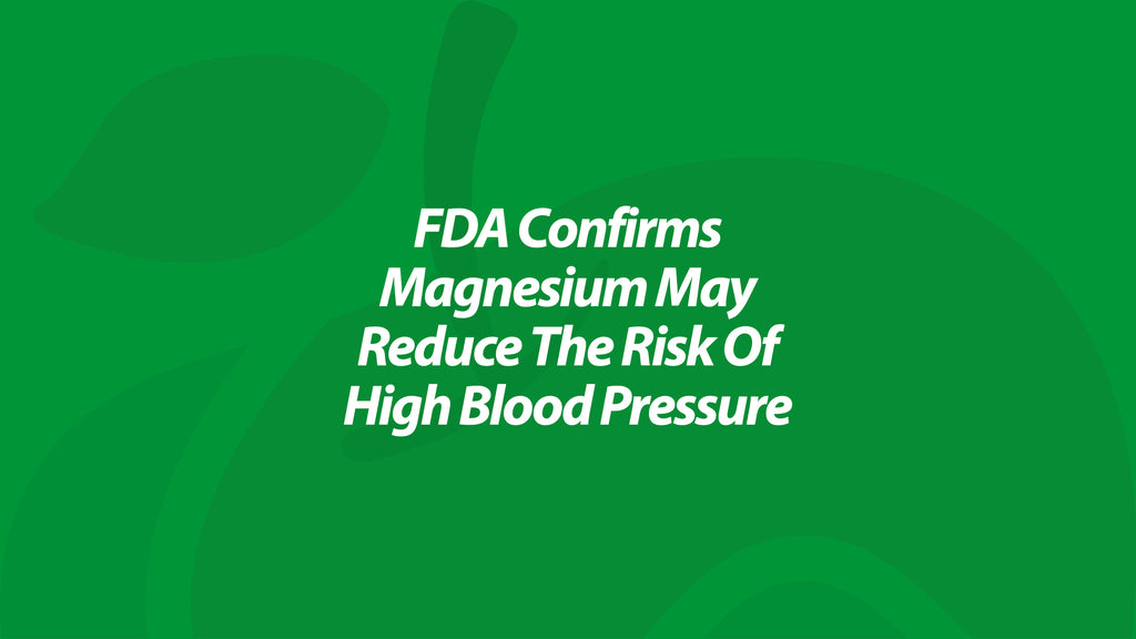 Magnesium for store high blood pressure