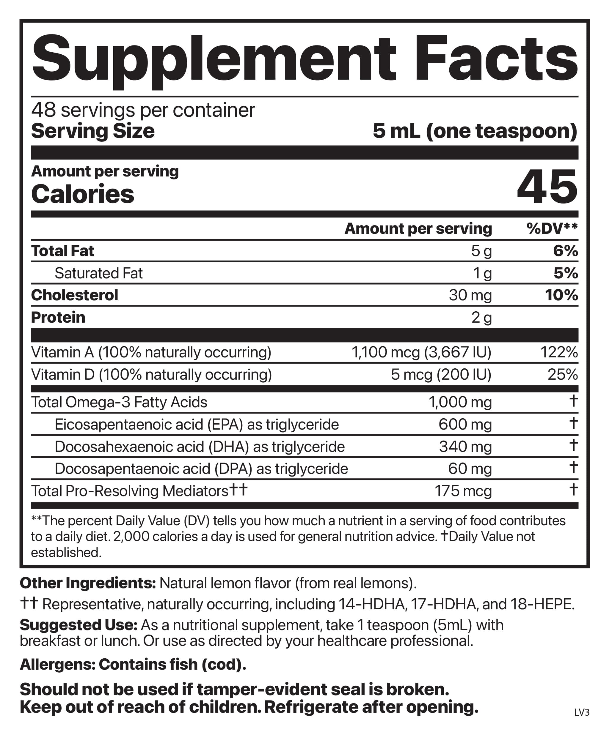 Supplement Facts Image