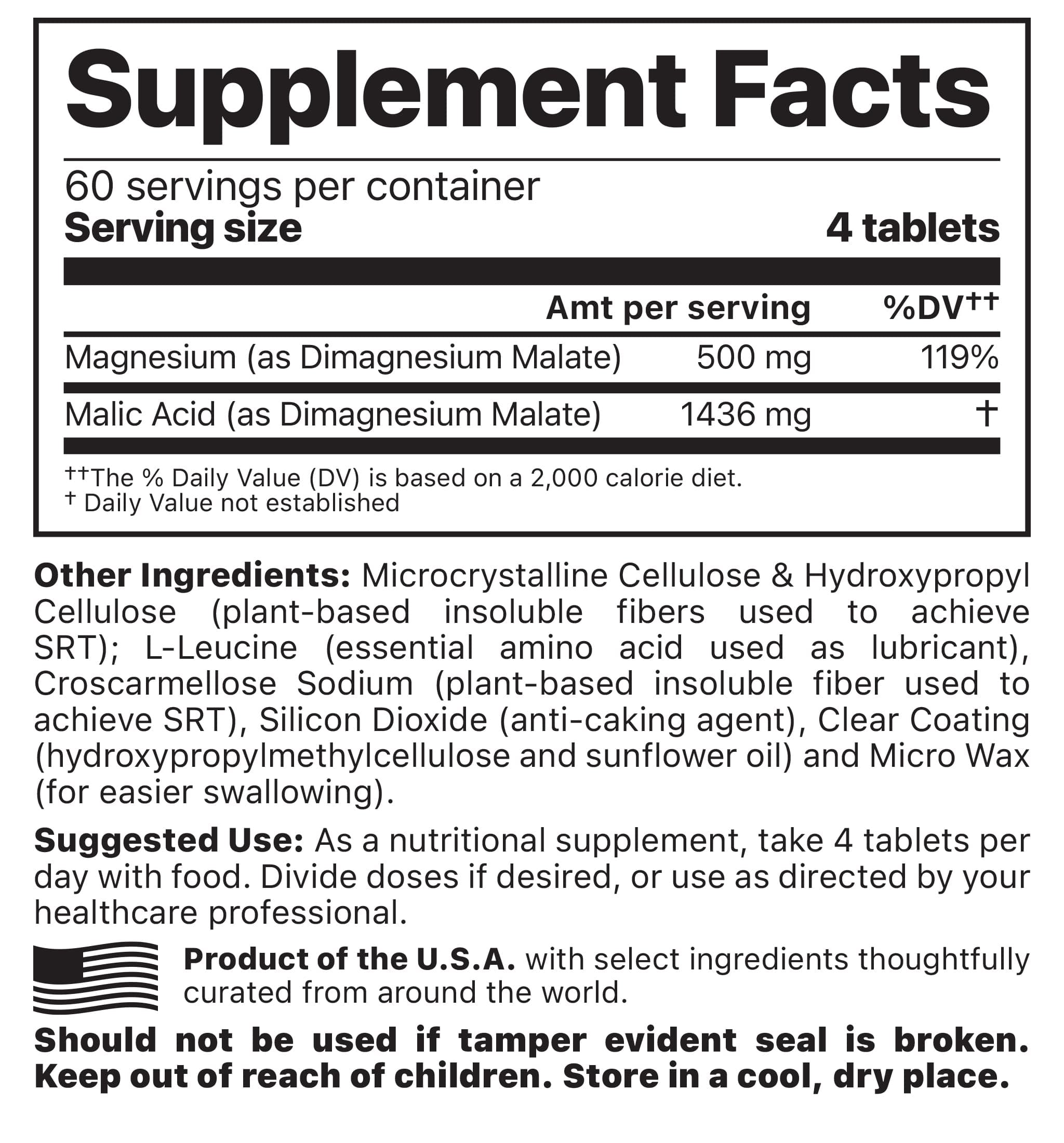 Supplement Facts image