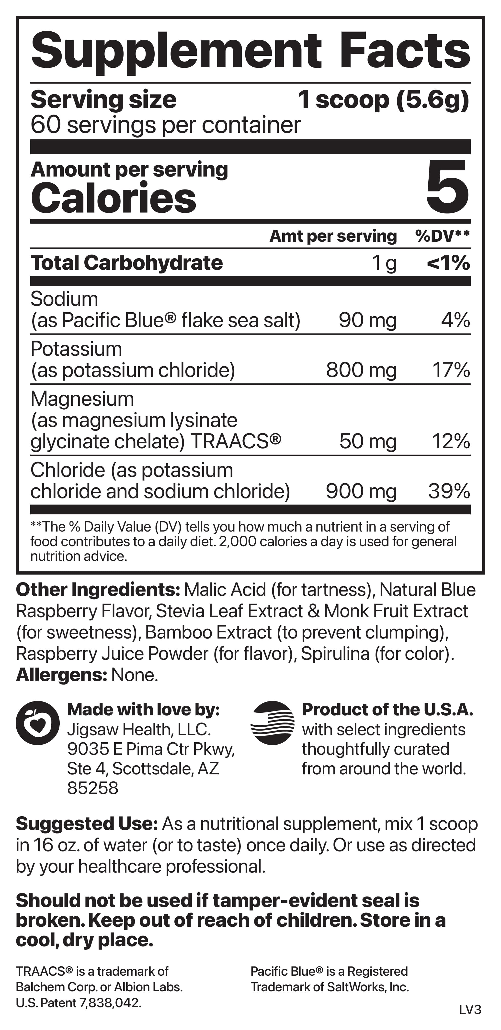 Supplement Facts Image