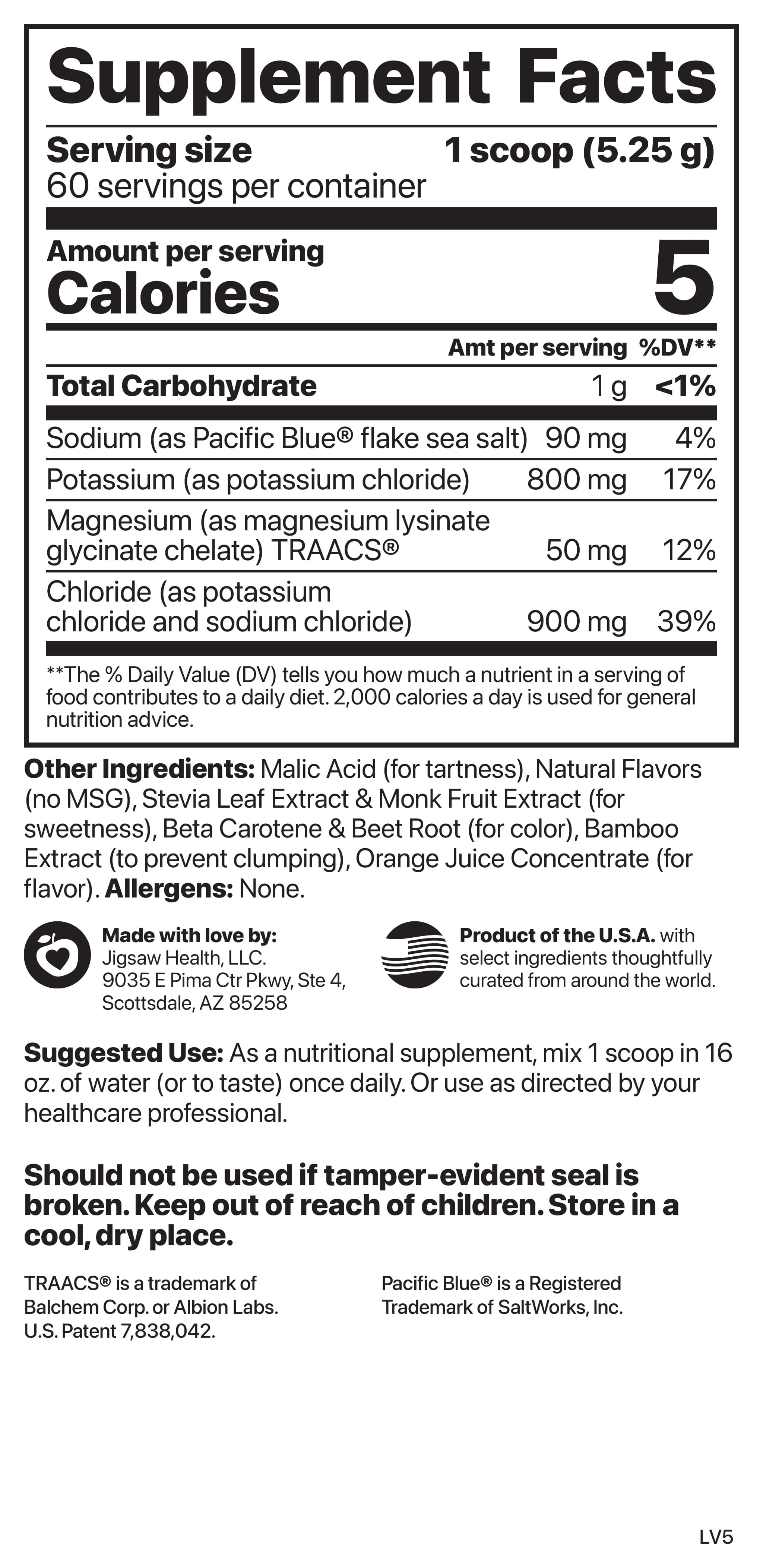 Supplement Facts Image