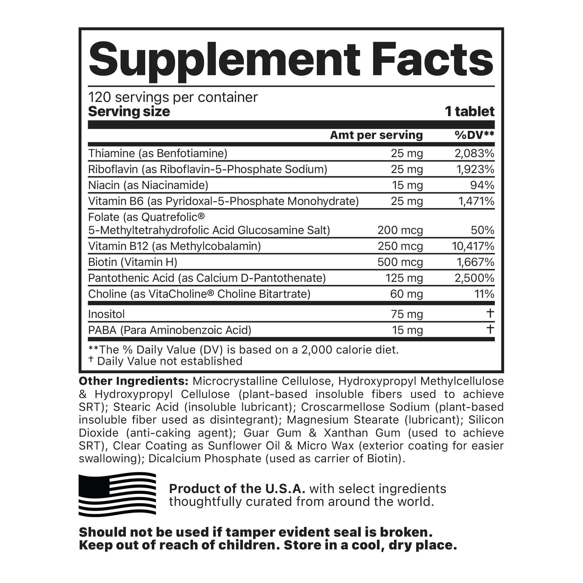 Supplement Facts image