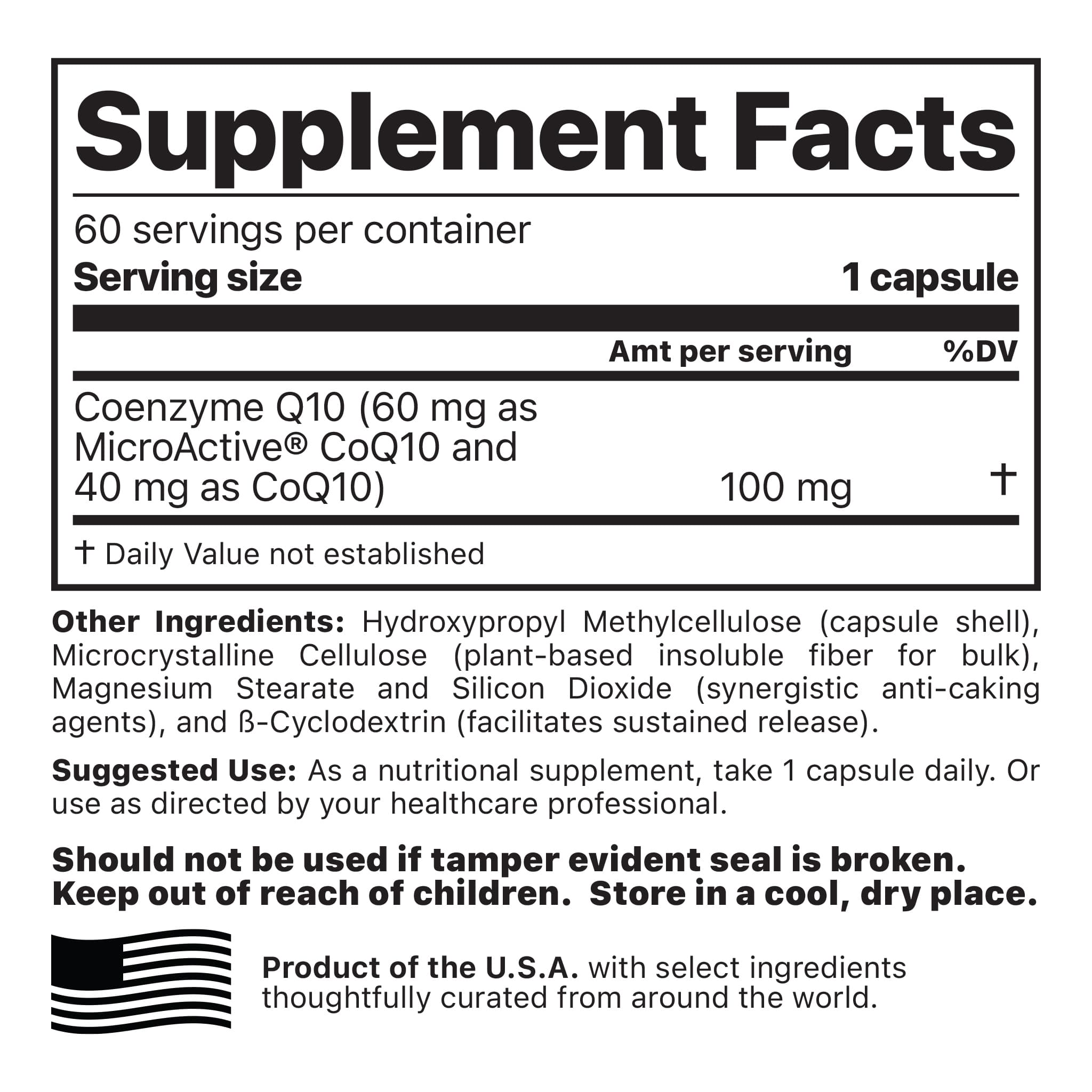 Supplement Facts image