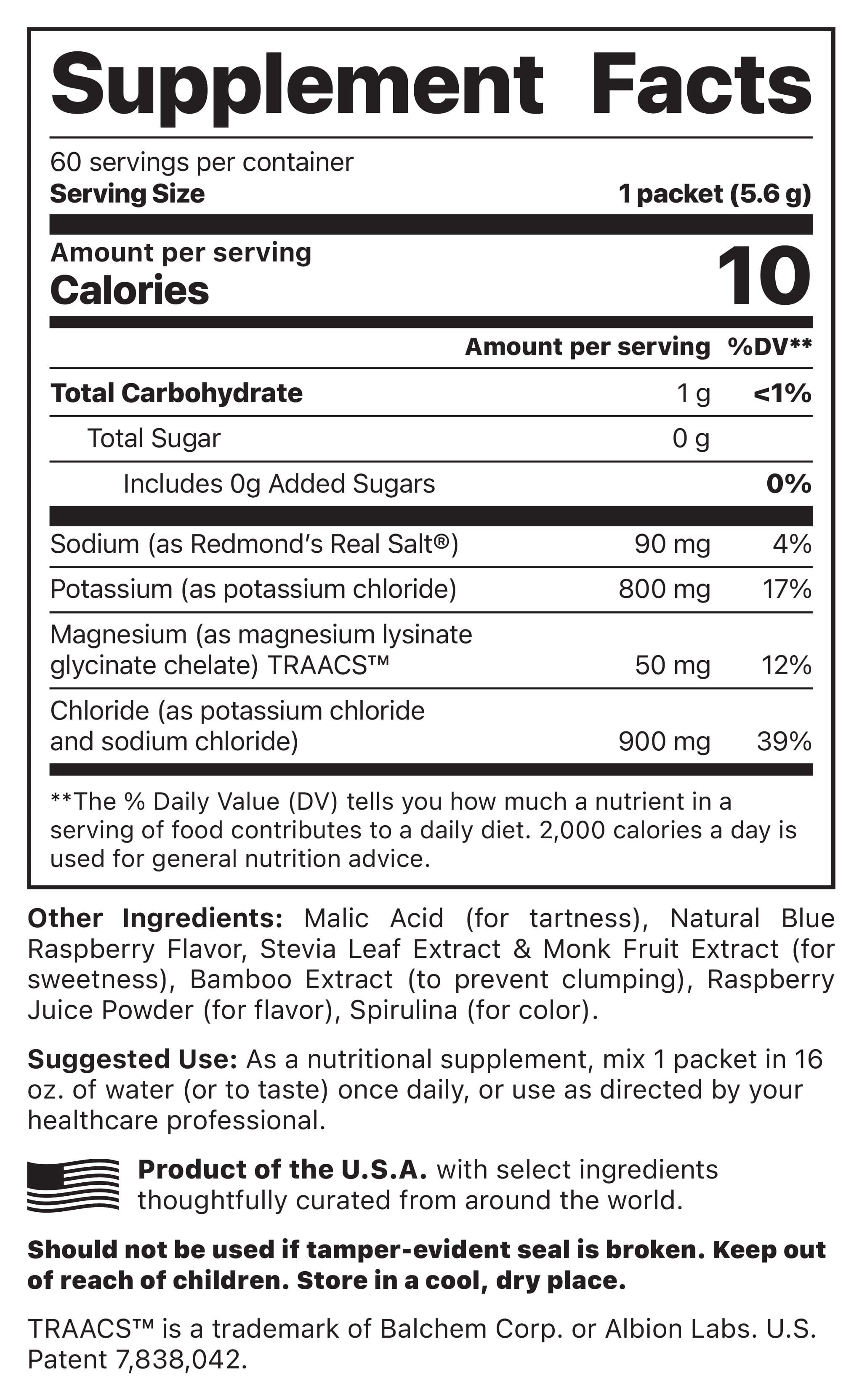 Supplement Facts Image